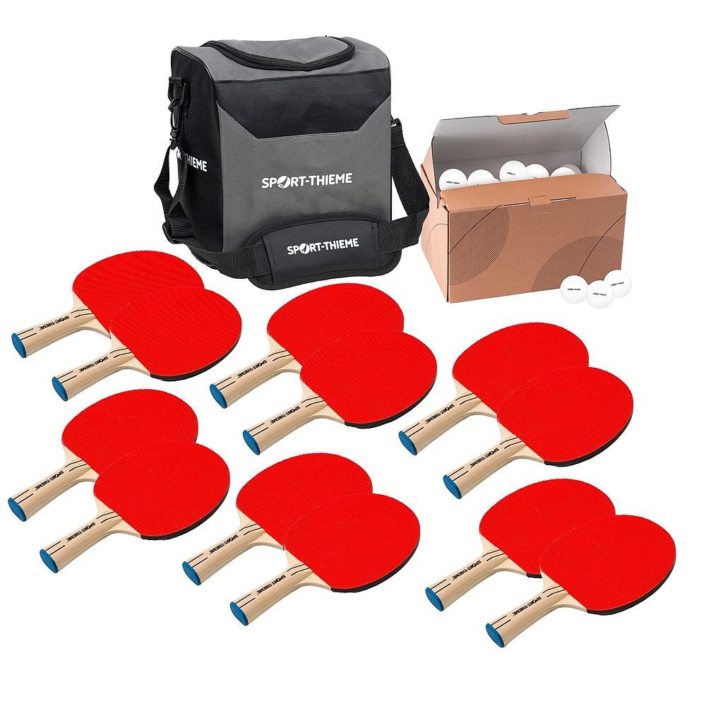 Sport-Thieme Tischtennisschläger Tischtennisschläger-Set Beginner, Für Schulen und Vereine