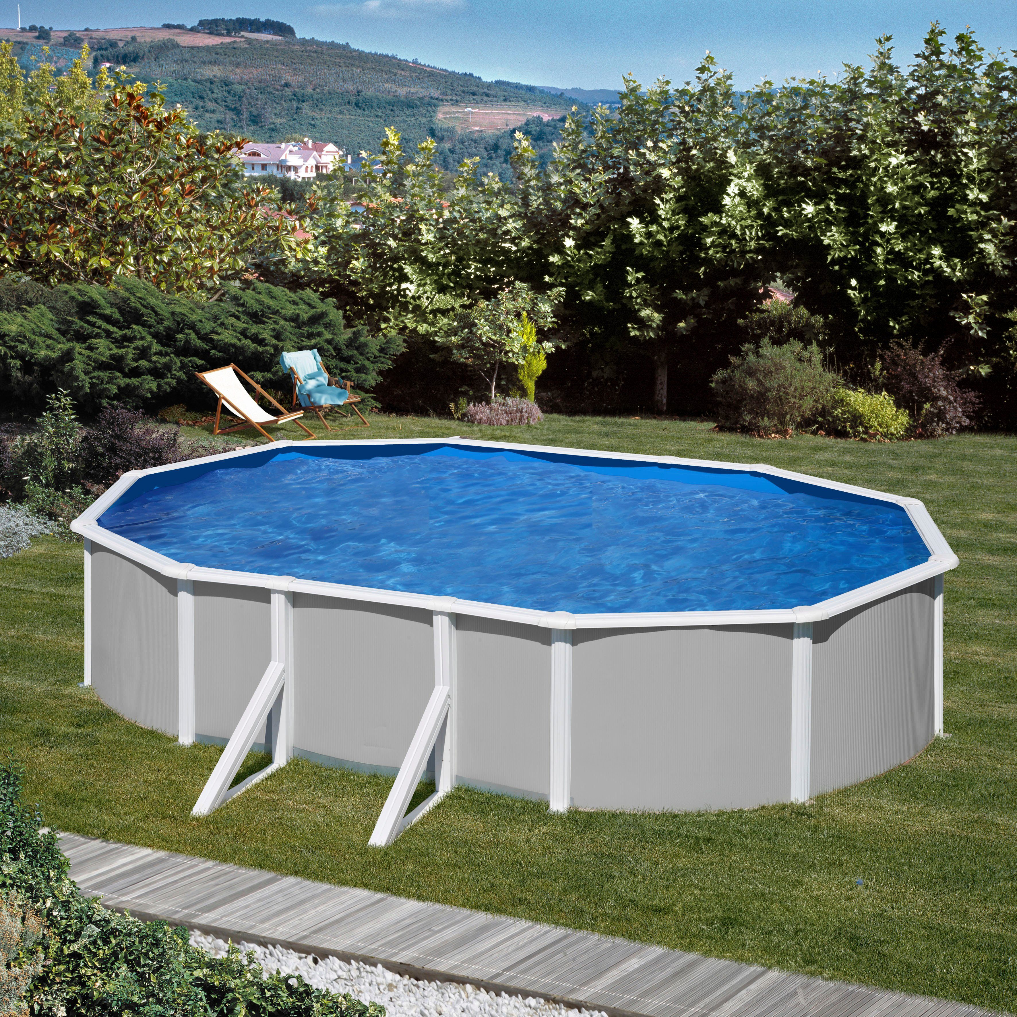 Thumbnail - my POOL BWT Ovalpool B 300 x L 500 x H 120 cm (Spar-Set, 6-tlg), mit Solardusche