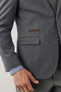 Next Baukastensakko Donegal-Anzug mit Besatz: Sakko-Tailored-Fit (1-tlg)