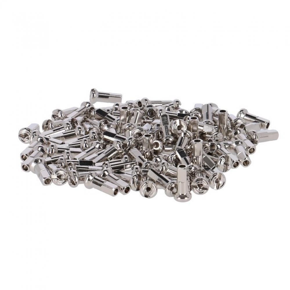 Laufrad DT Swiss Speichennippel 1.8 Messing 12 mm silber - robuste Nippel für