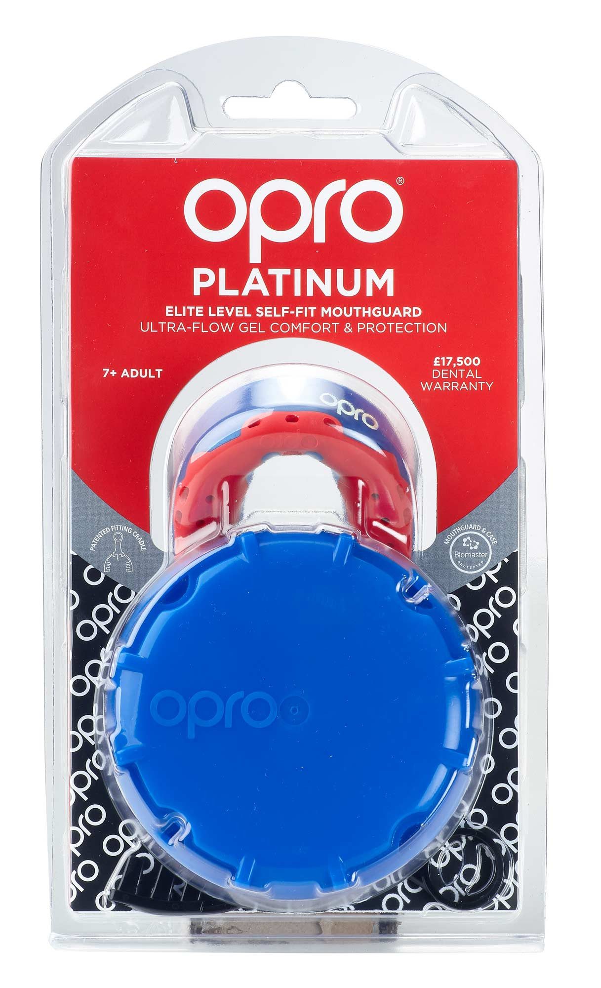 OPRO Zahnschutz Zahnschutz Platinum Senior blue/pearl/red – Bild 5 von 5