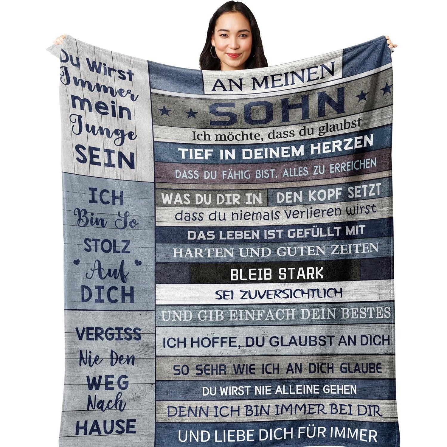 Kinderdecke Flanelldecke 150x130CM für Sohn zum, LuxusKollektion