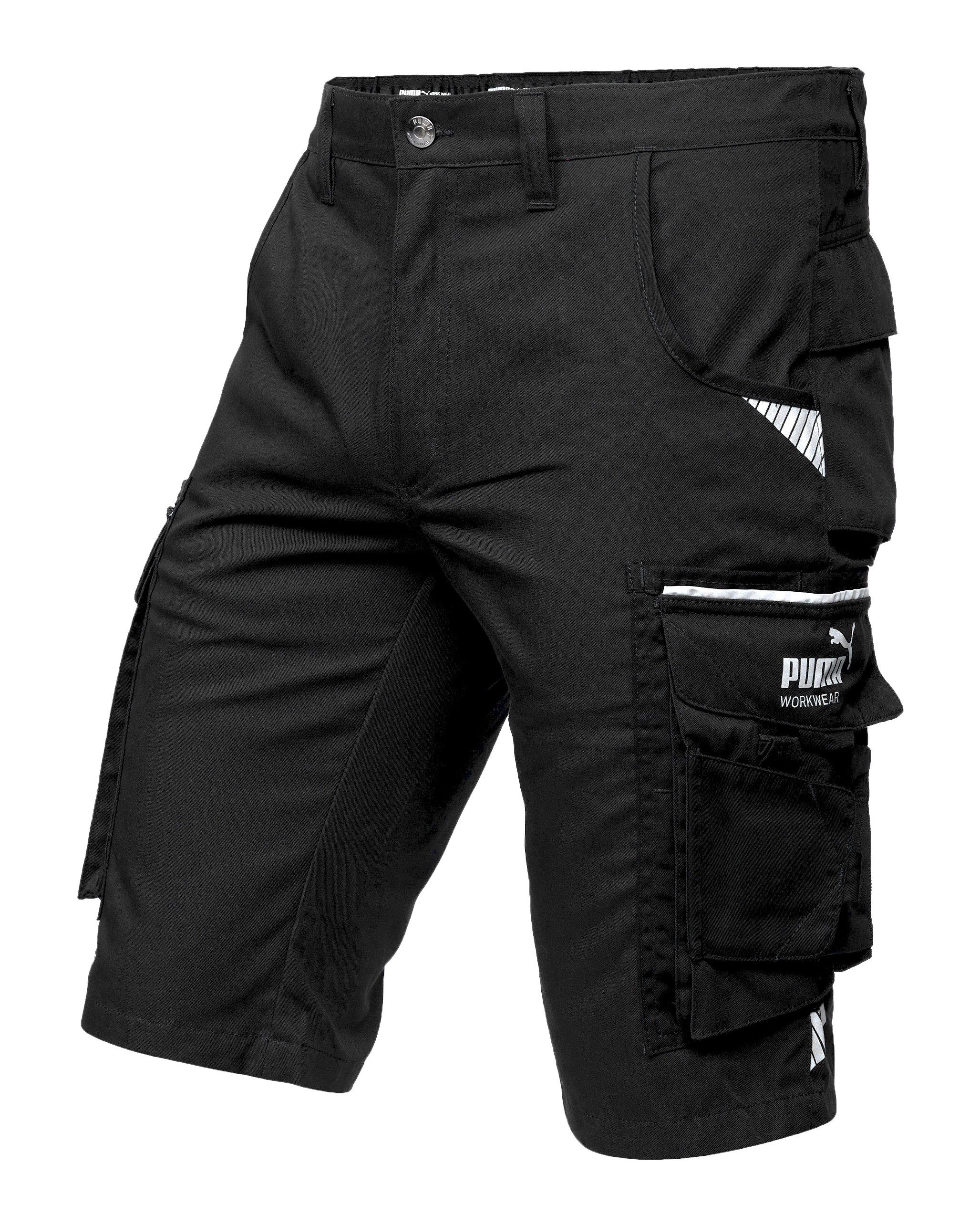 PUMA Workwear Arbeitsshorts PRECISION X - kurze Arbeitshose Herren - Bequeme Passform Robustes und flexibles Material mit Reflektoren - Praktische Taschen
