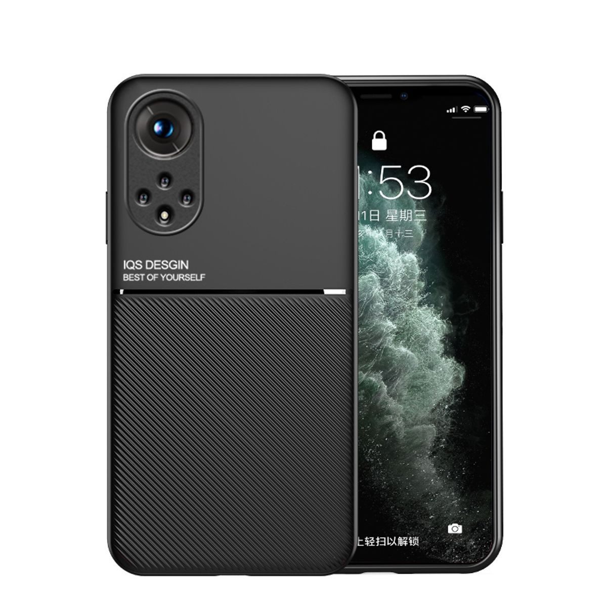 König Design Handyhülle Honor 50, Schutzhülle Case Cover Backcover Etuis Bumper