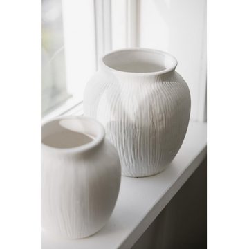 Storefactory Dekovase Vase Fröasen Weiß (18x19cm)