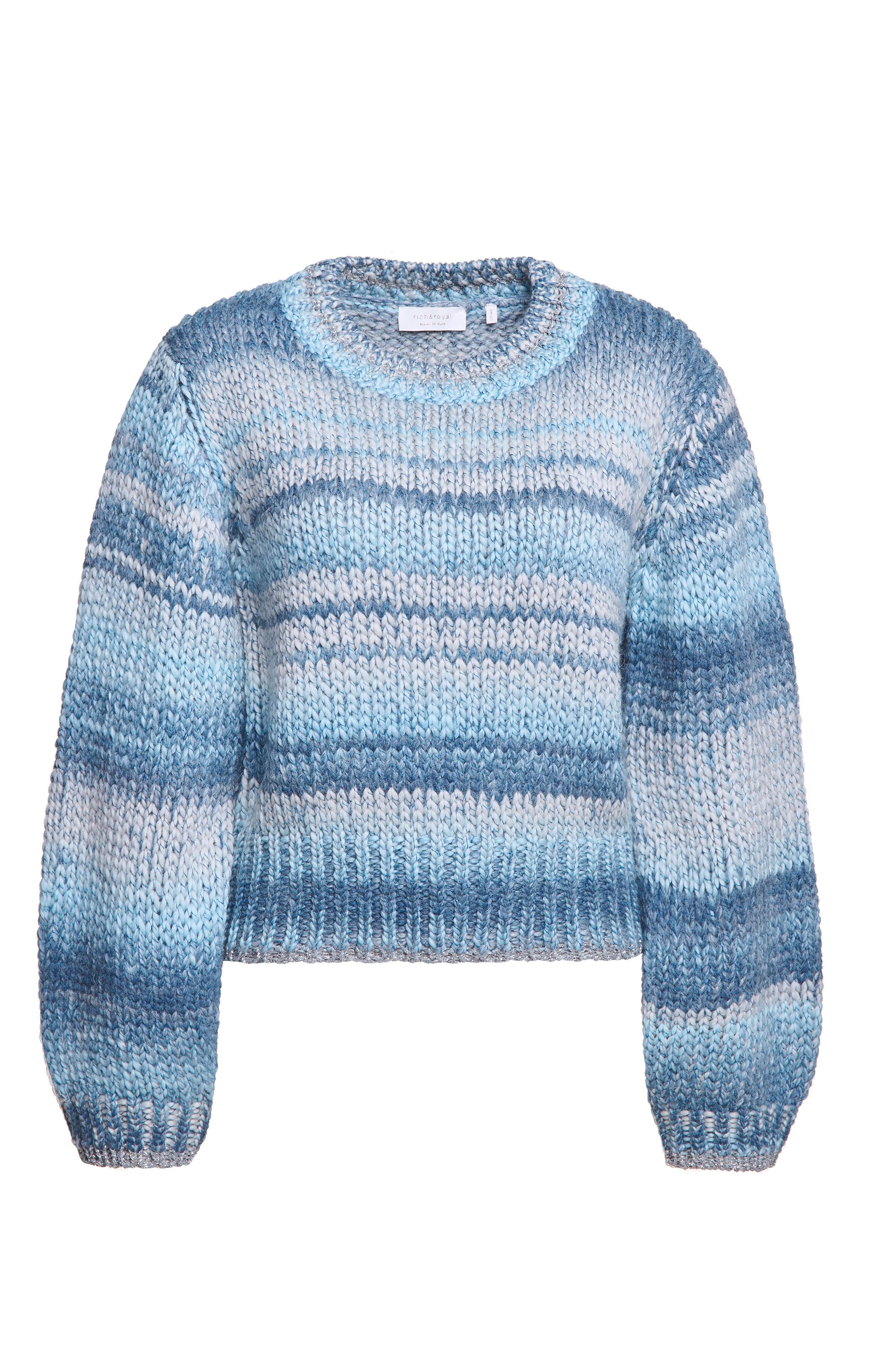 Rundhalspullover Fitted space dye pullover