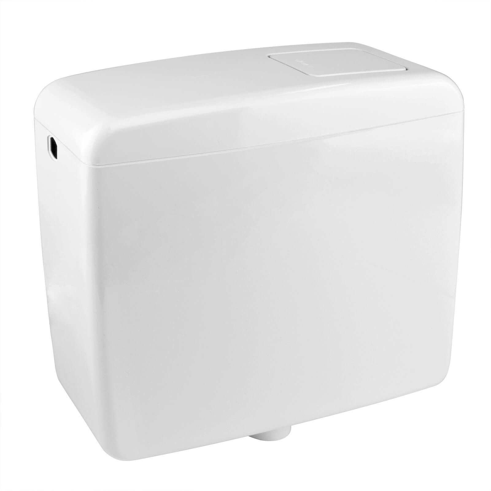 General Fittins Spülkasten WC Aufputz Spülkasten Toilette Spülung 6-9 Liter weiss Zubehör