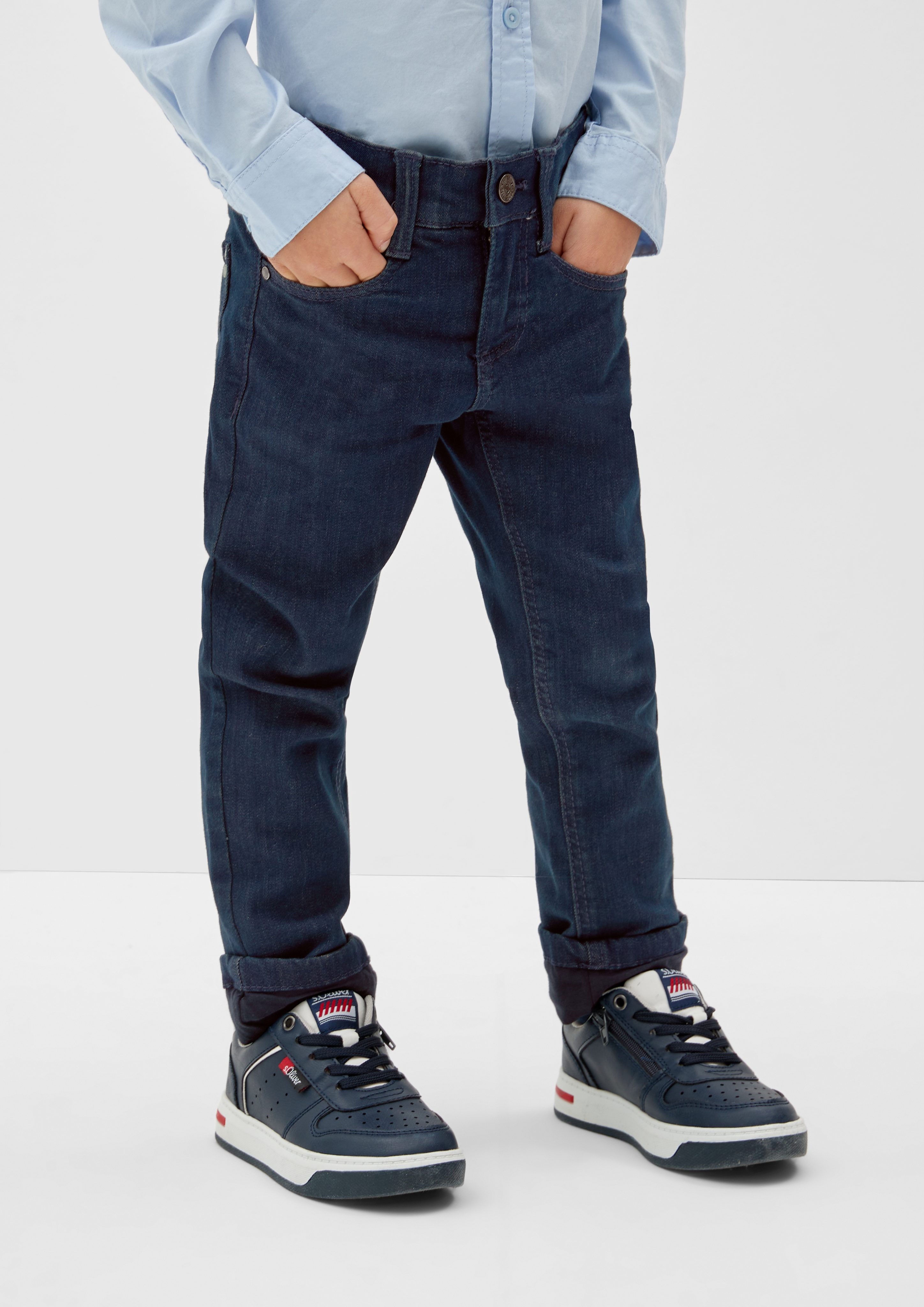 Rise / / Slim 5-Pocket-Jeans Mid Jeans Slim s.Oliver Brad Waschung / Fit Leg