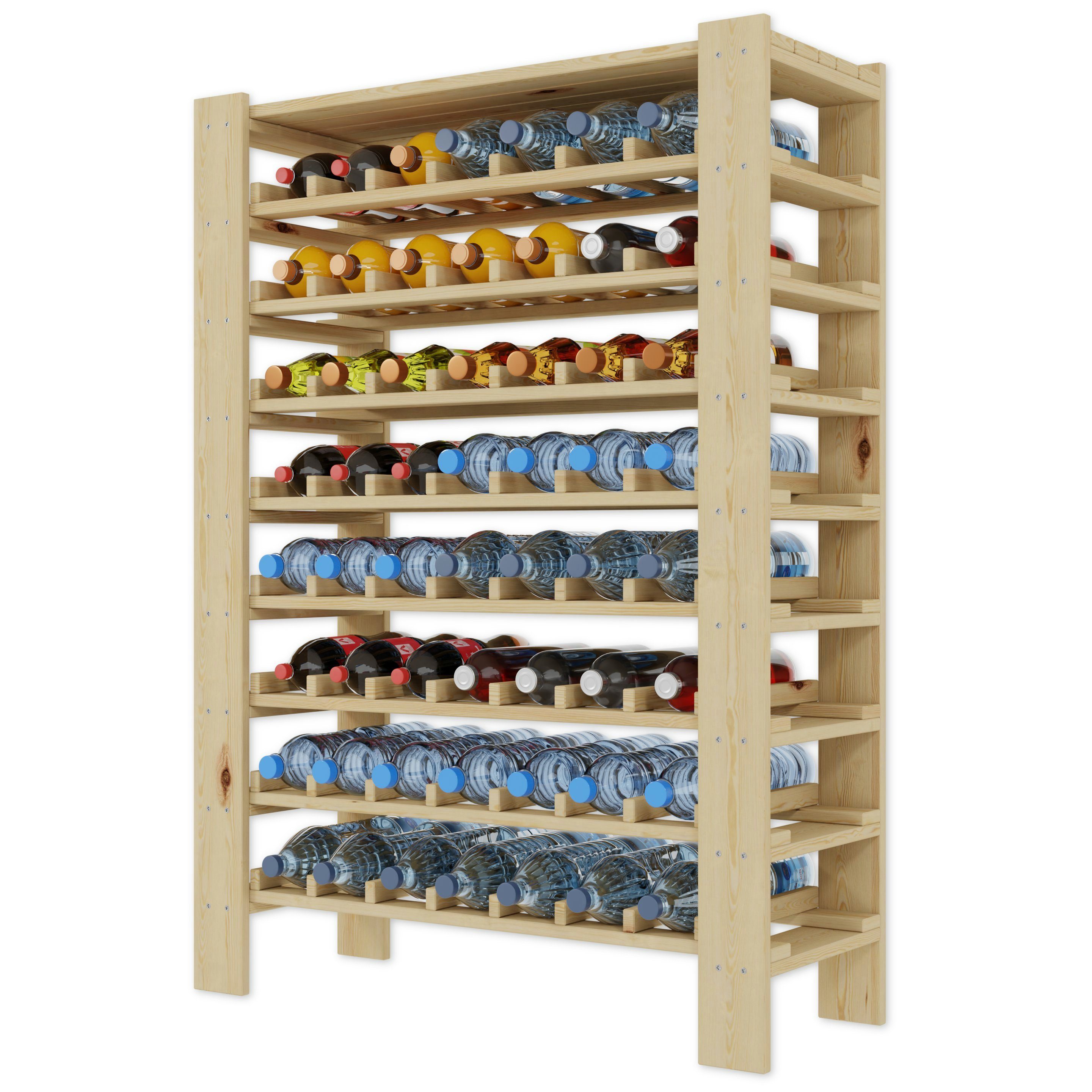 Lenmar Weinregal Weinregal Weinregal Holz Flaschenregal für 91 Flaschen RW- günstig online kaufen