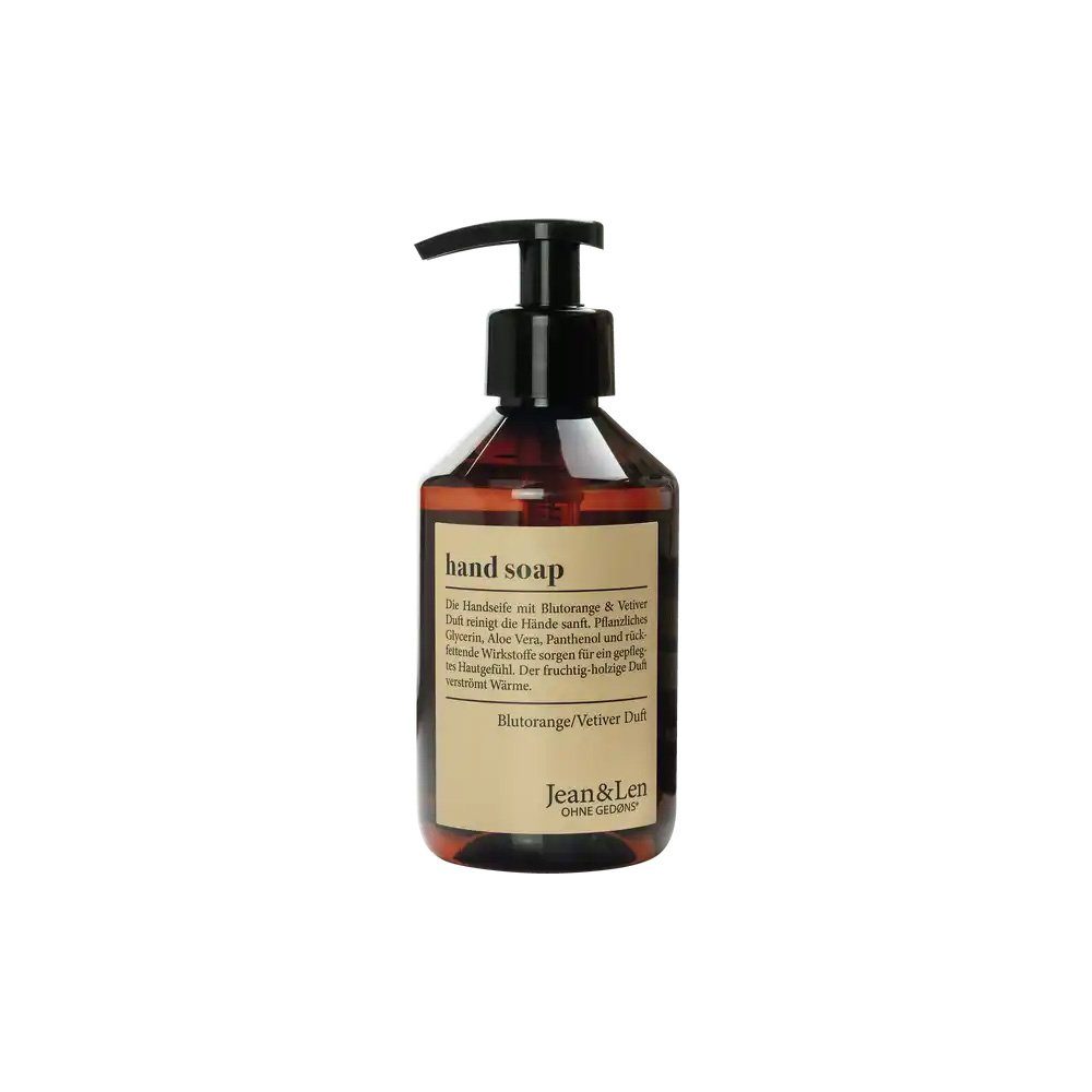 Jean & Len ohne Gedons* Handseife Handseife Blutorange & Vetiver
