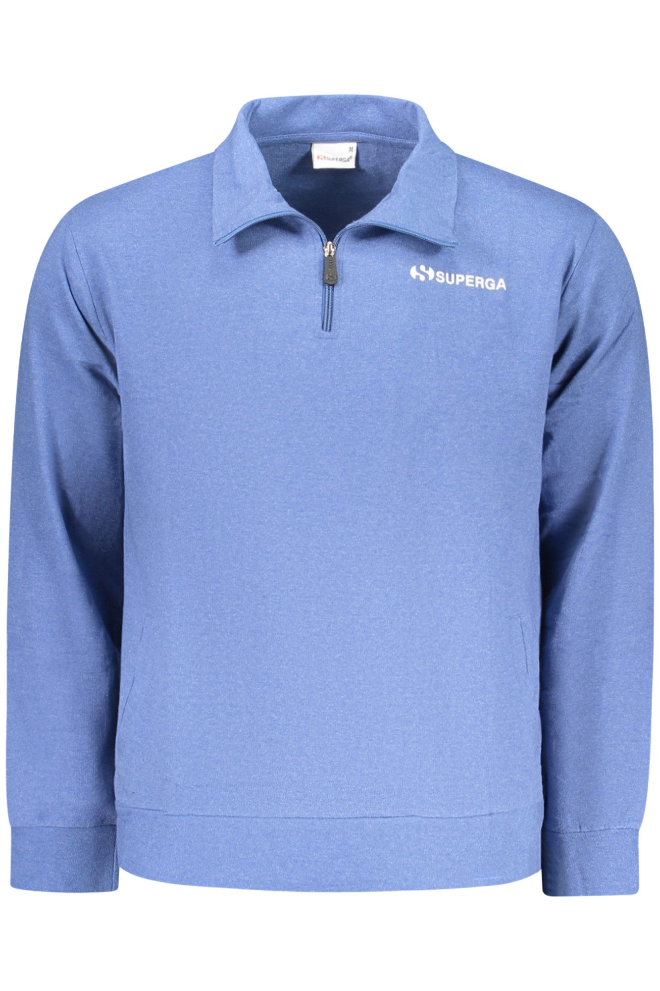 Superga Herren-Sweatshirt Blau: Bequemes Langarm-Design mit
