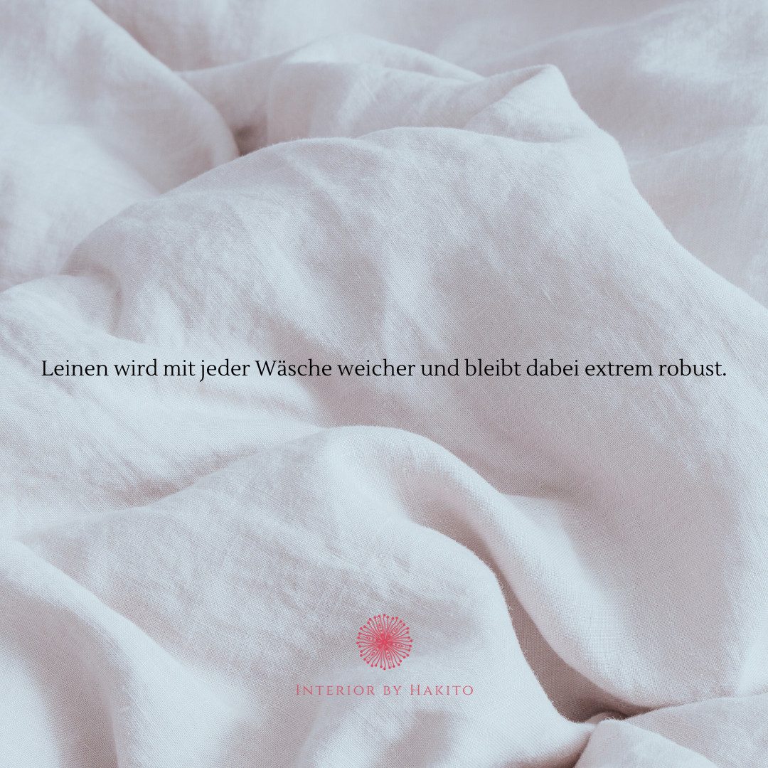 Interior by Hakito Spannbettlaken 100% reine Leinen GOTS zertifiziert, natürlicher Luxus auf der Haut – Bild 4 von 5
