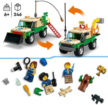 LEGO® Konstruktionsspielsteine Tierrettungsmissionen (60353), LEGO® City, (246 St), Made in Europe