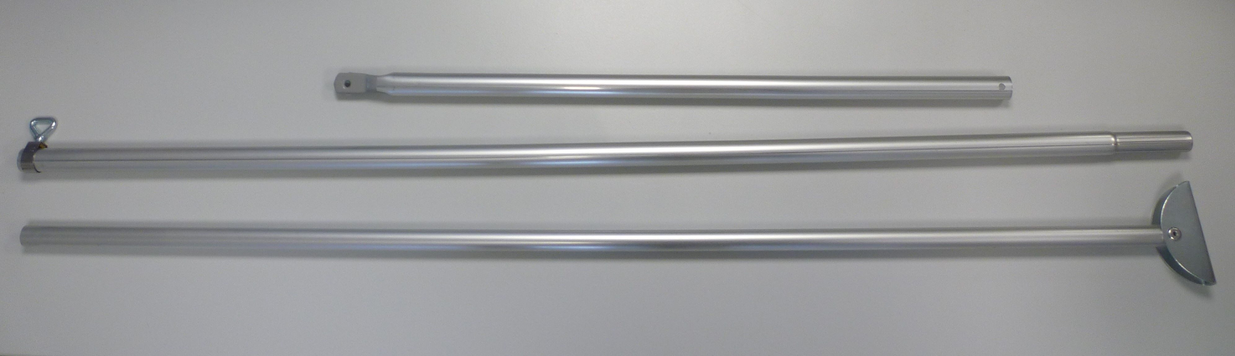 Zeltstange Andruckstange gerade bis 290cm 25AL