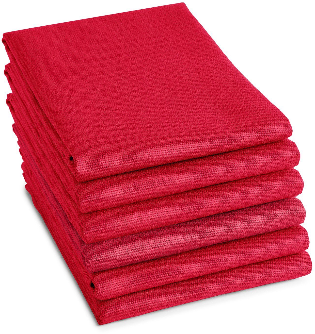 DDDDD Geschirrtuch Logo aus 100% Baumwolle, 60x65 cm, (Set, 6-tlg), Jacquard-Gewebe, sehr saugstark und langlebig