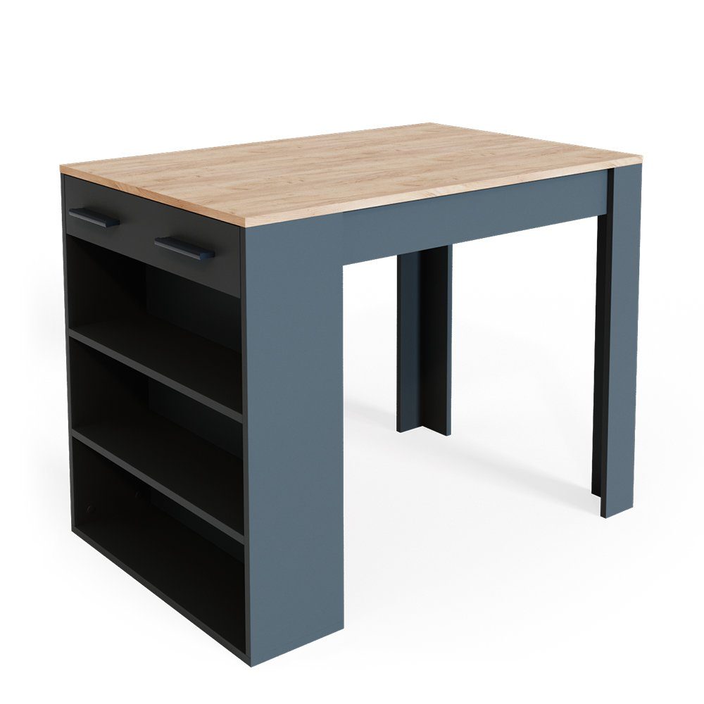 Vicco Bartisch Repose, Anthrazit/Goldkraft Eiche/Goldkraft Eiche, günstig online kaufen