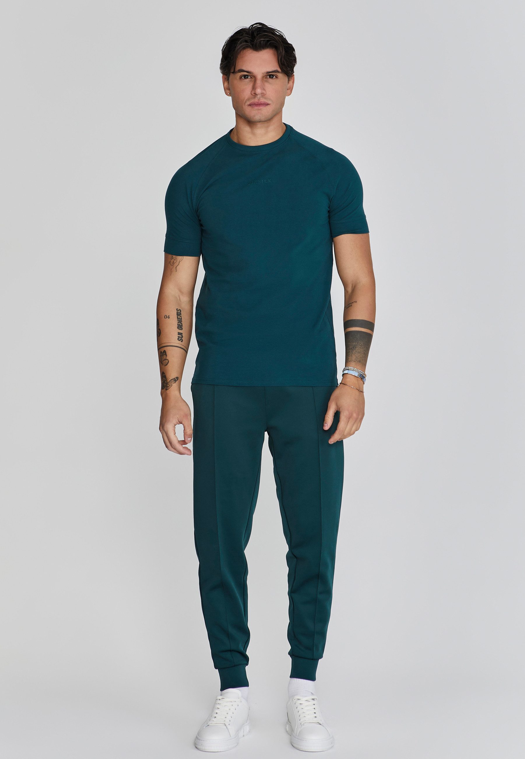 Siksilk Jogger Pants SikSilk Herren Grüne Smart Jogginghose günstig online kaufen