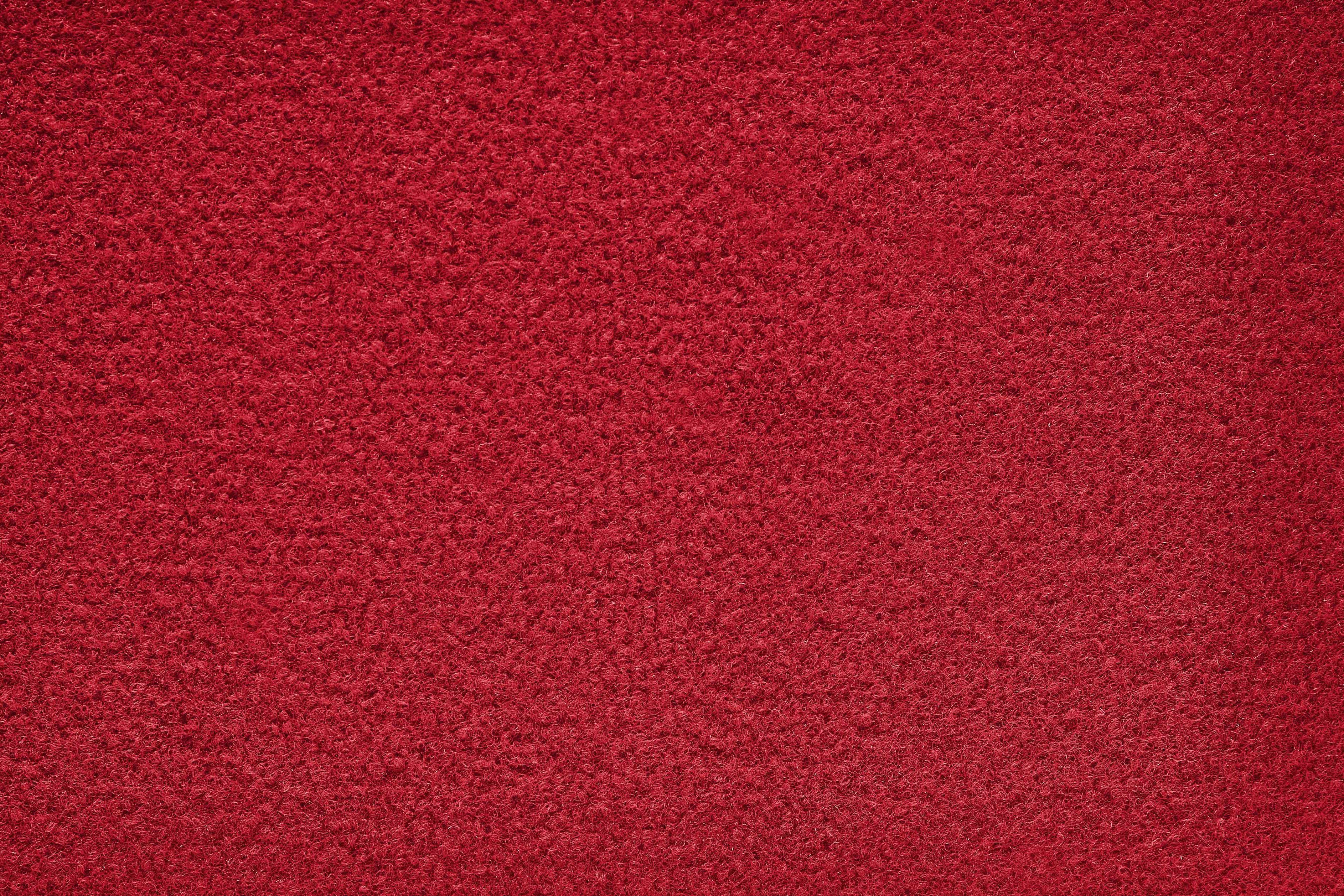 Teppichboden Coupon Velours Sina, Andiamo, rechteckig, Höhe: 9 mm, Uni Farben, Breite 400 cm, strapazierfähig, pflegeleicht, Wohnzimmer rot