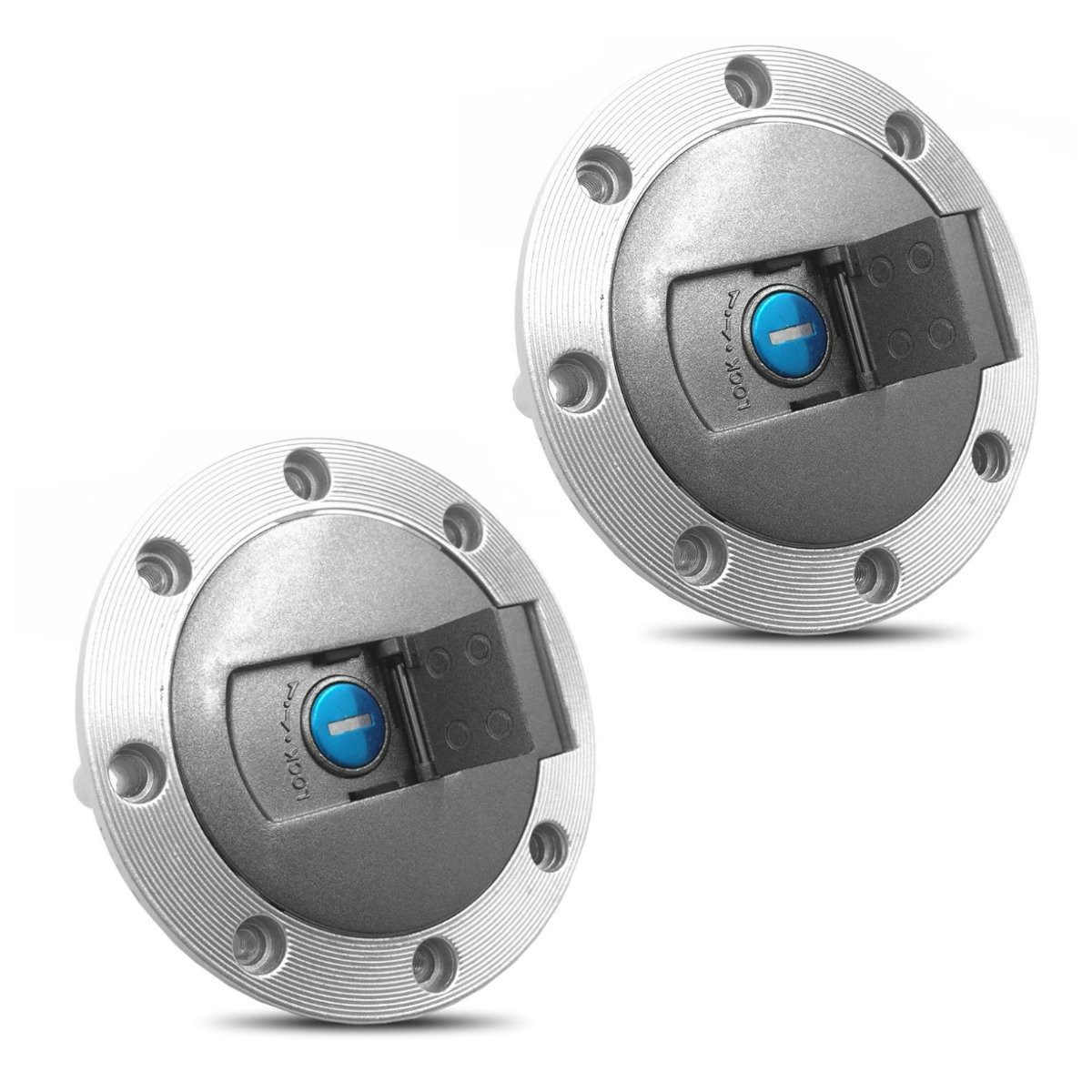 Tourtecs Sitzbank 2x Yamaha / Ducati Motorrad OEM Tankdeckel mit Schlüssel # Tankverschl