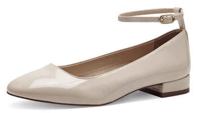 Tamaris Ballerina Riemchen Pumps, Flats, Flache Schuhe in veganer Verarbeitung