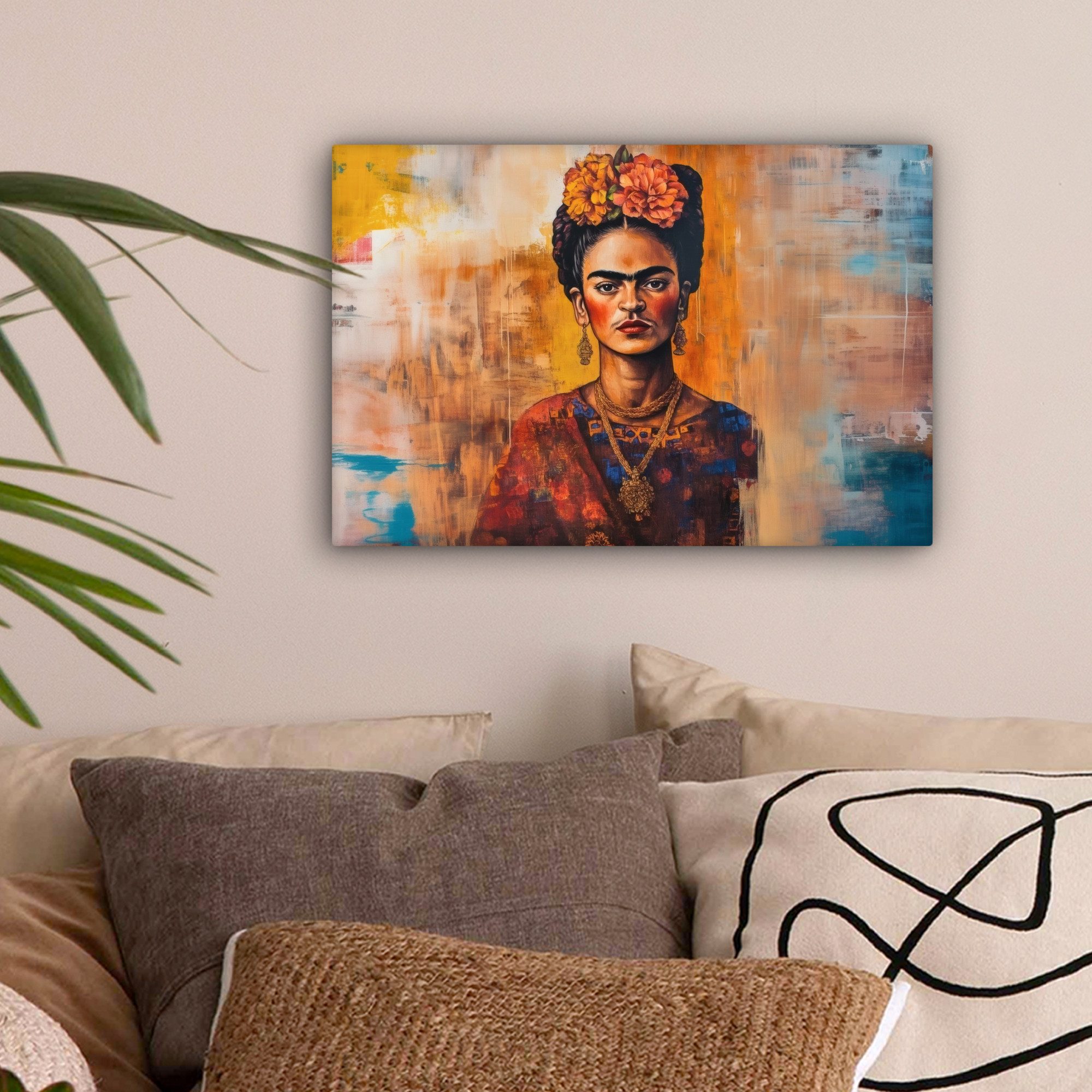 OneMillionCanvasses® Leinwandbild Porträt - Schmuck - günstig online kaufen