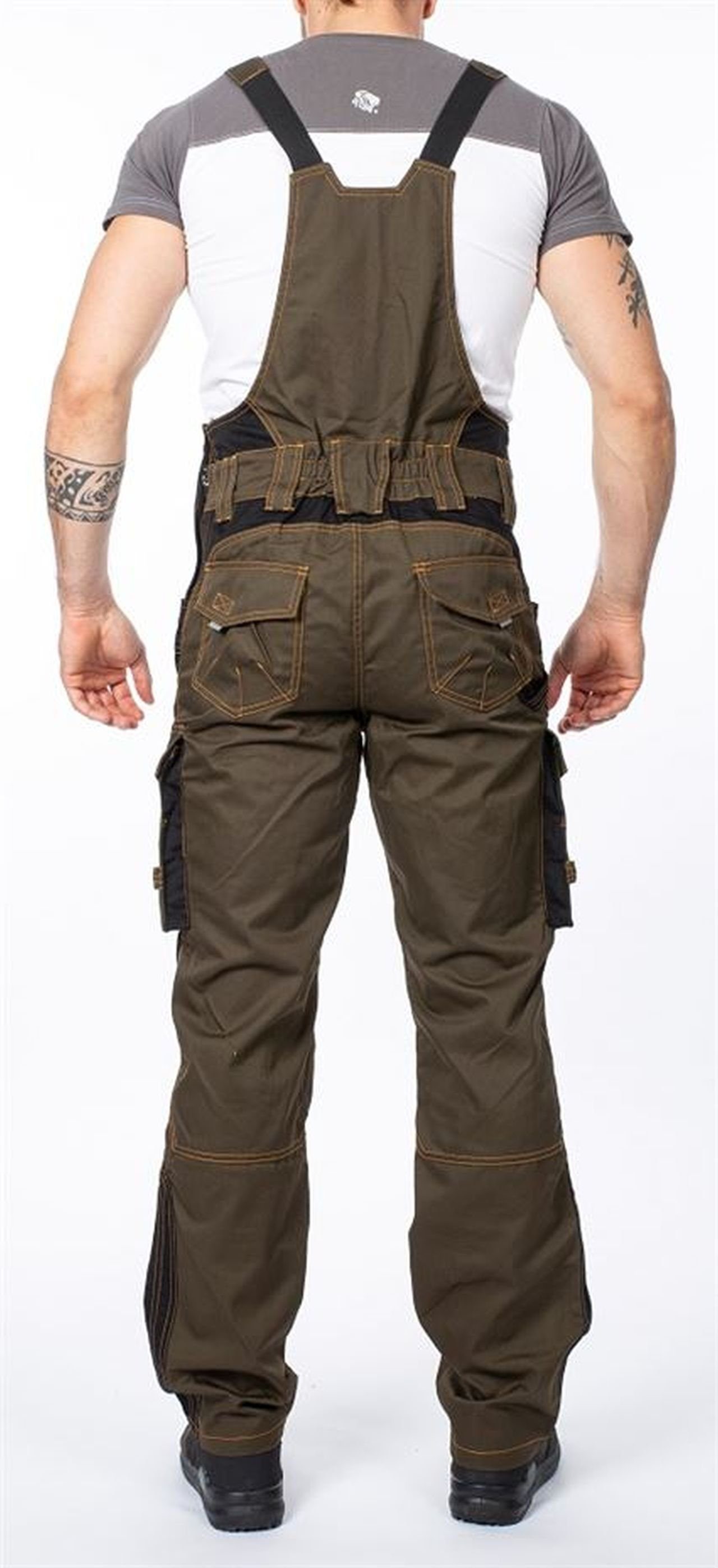 Ardon Safety Arbeitslatzhose Arbeitslatzhose Sicherheitshose Arbeitshose Kombihose Latzhose – Bild 4 von 5