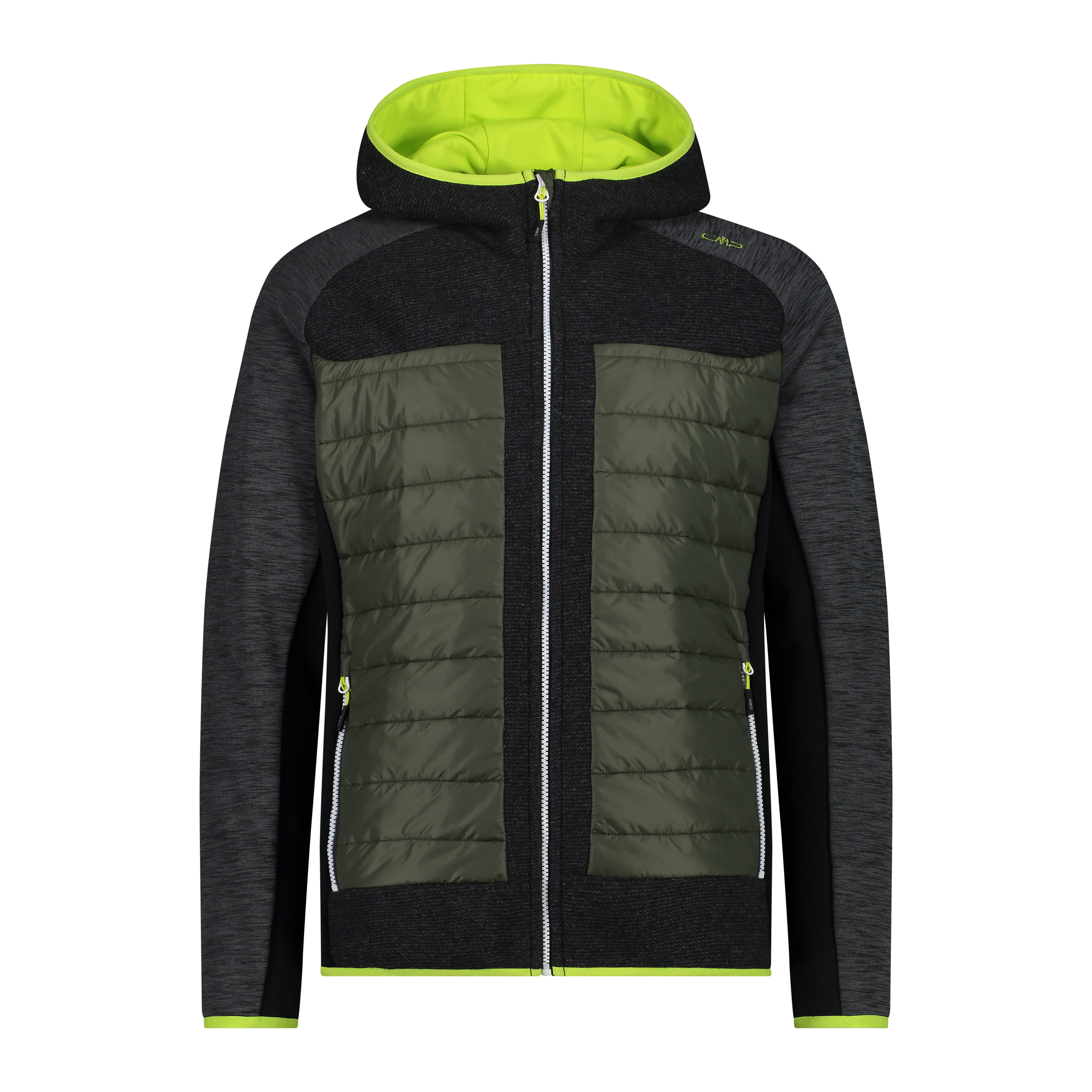 Fleecejacke CMP Herren Fleecejacke Man Hybrid Fix Hood Jacket 33M2147