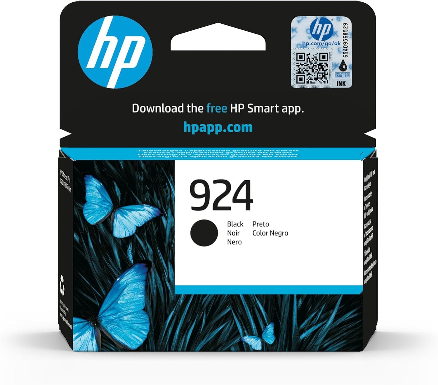 HP Druckerpatronen Original HP 924 Black (4K0U6NE) Tintenpatrone