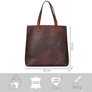 STILORD Handtasche "Carlotta" Stilvolle Shopper Tasche Damen Leder