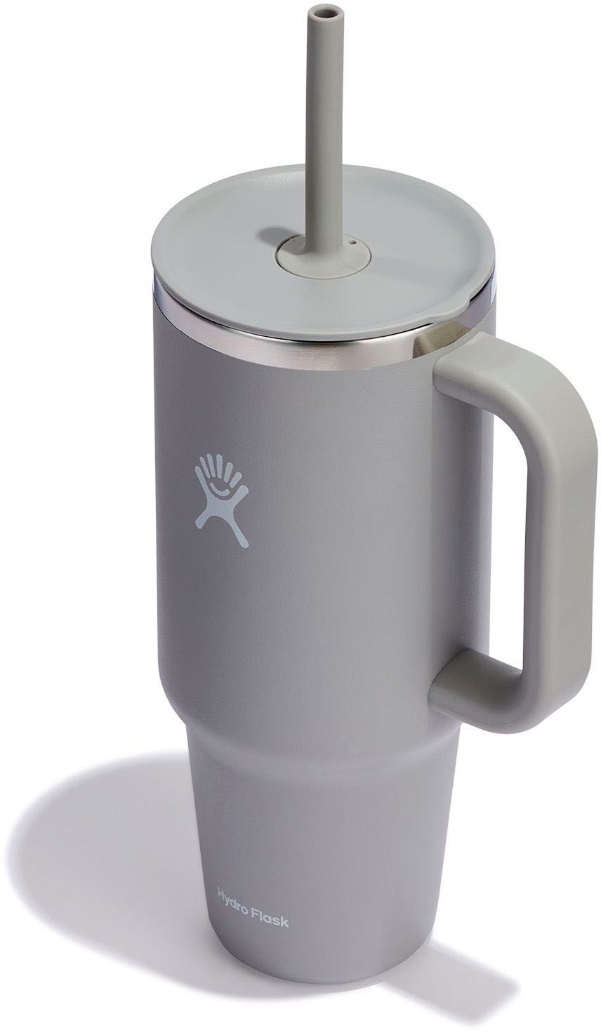 Hydro Flask Thermobecher All Around Travel Tumbler in den Größen 24 oz/ 32 oz / 40 oz, 1-tlg., Edelstahl, Thermo Cup mit Strohhalm, 709 ml/ 946 ml/ 1182 ml