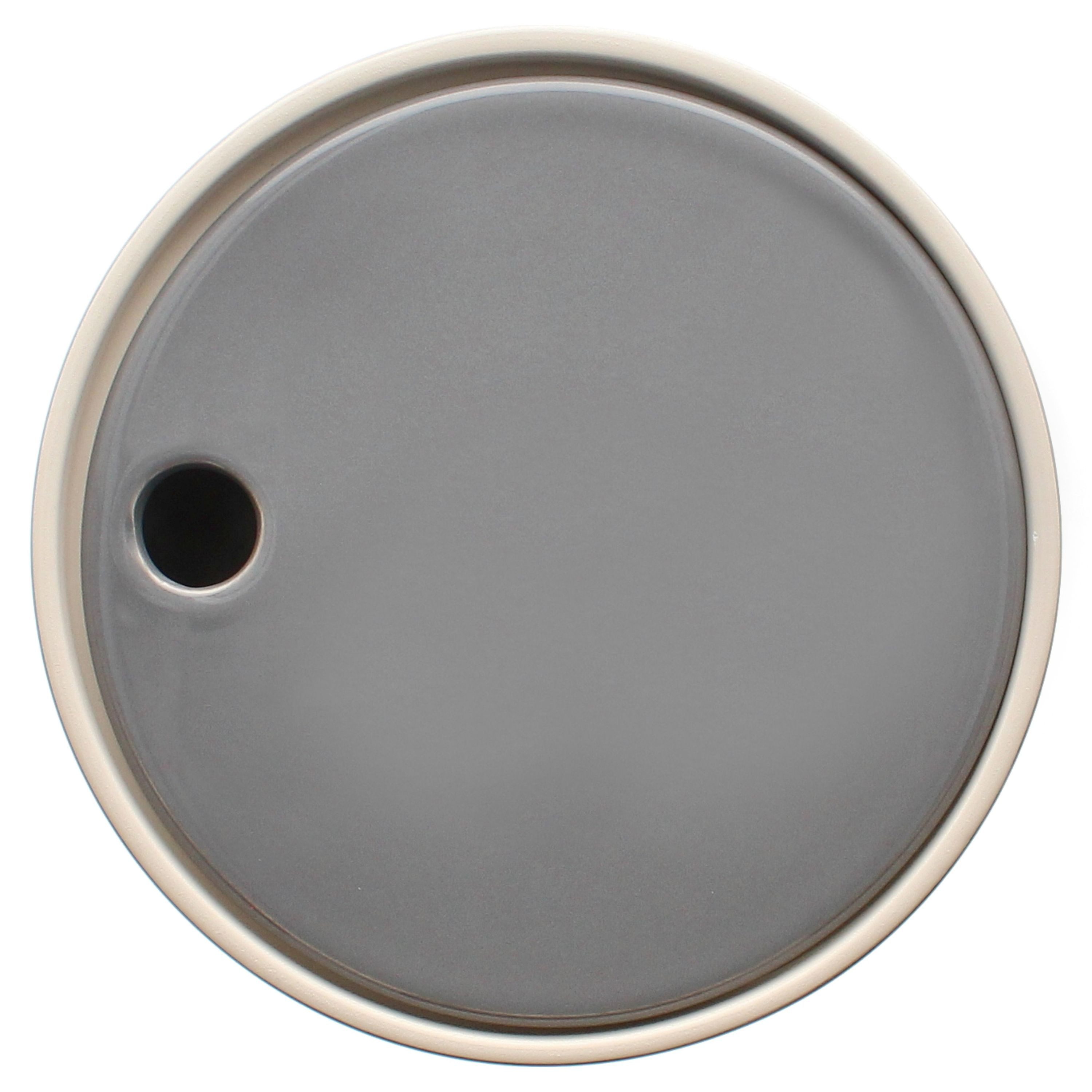 MamboCat Vorratsglas Oskar Vorratsdose Grau Kartoffeltopf mit Deckel Aufbewahrungsbox Ton, Ton – Bild 4 von 5