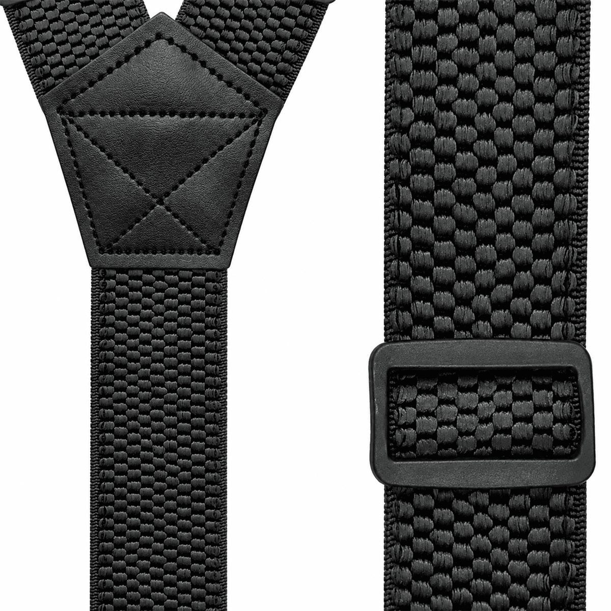 MidGard Hosenträger Y-Form mit 3 extra starken Clips, 4 cm Breit, Einstellbar & Elastisch 4 cm Breit, Einstellbar und Elastisch – Bild 3 von 5