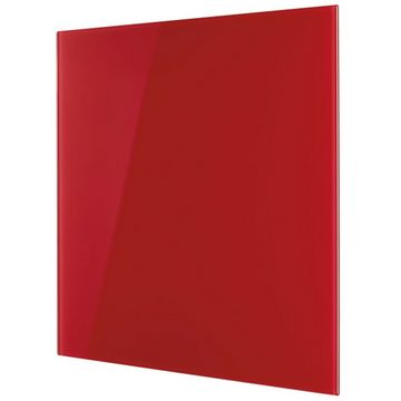 magnetoplan® Anzeigetafel Design Glas-Magnettafel - 40x40cm - magnetisch/beschreibbar - Rot (1-St)