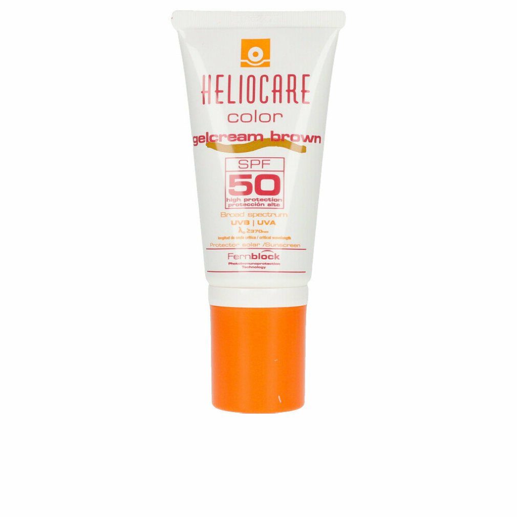 GELCREAM SPF50 COLOR Heliocare ml #brown Gesichts-Reinigungsmilch 50