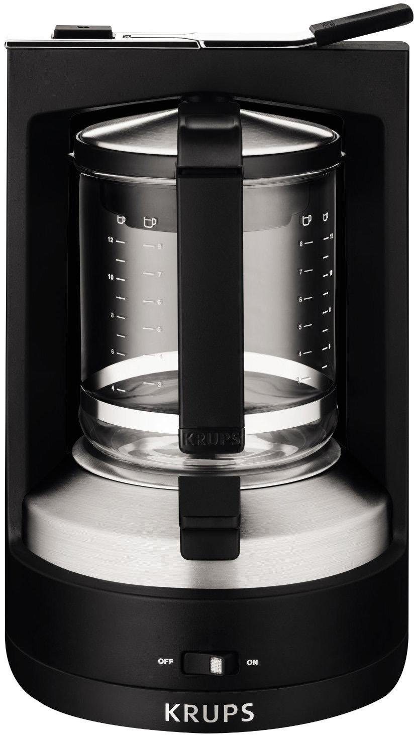 Krups Filterkaffeemaschine KM4689 T8, 1l Kaffeekanne, Permanentfilter, mit Druckbrühsystem