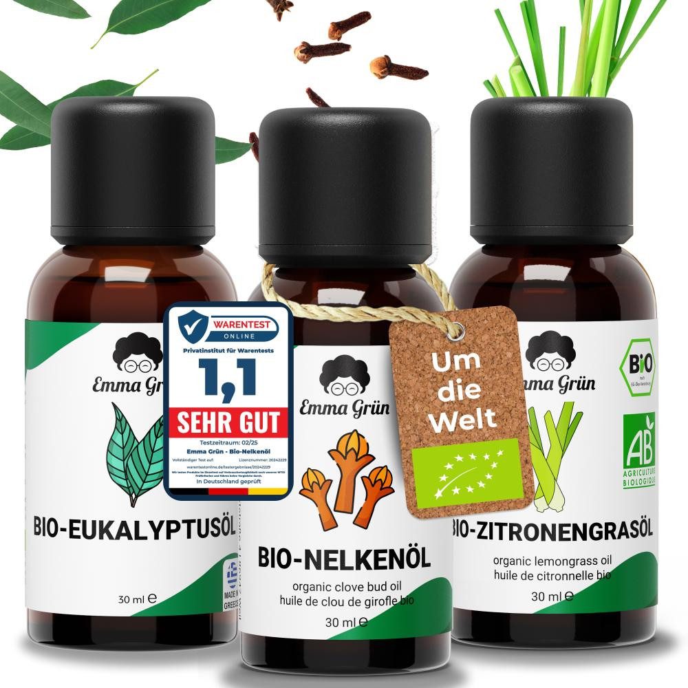 Duftöl um die Welt Maxi-Set mit 3 besonderen Bio Ölen