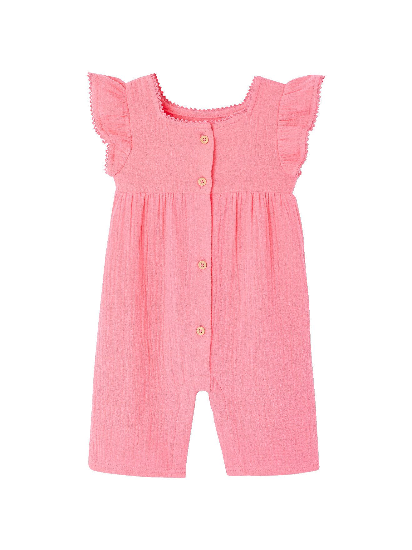Jumpsuit Overall Baby Mädchen Musselin Volantärmel