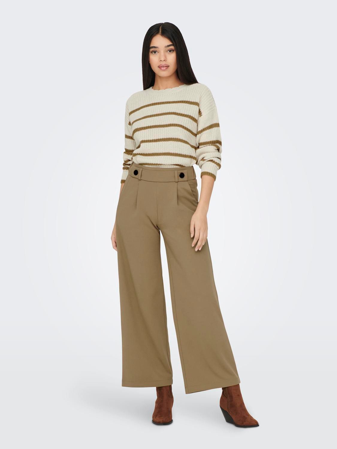 JDY Jerseyhose JDYGEGGO NEW LONG PANT JRS NOOS Materialmix