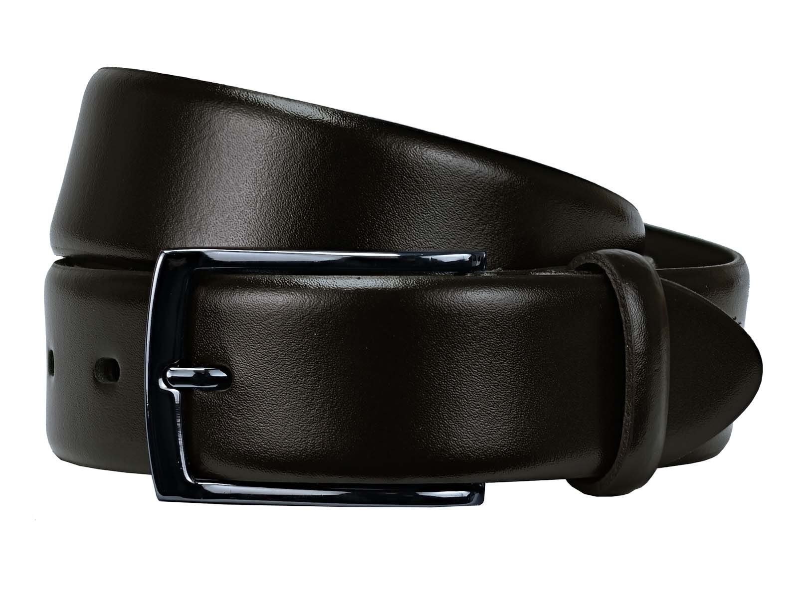 LLOYD Men’s Belts Ledergürtel LLOYD-Herren-Ledergürtel 35 mm dkl.Schließe darkbrown