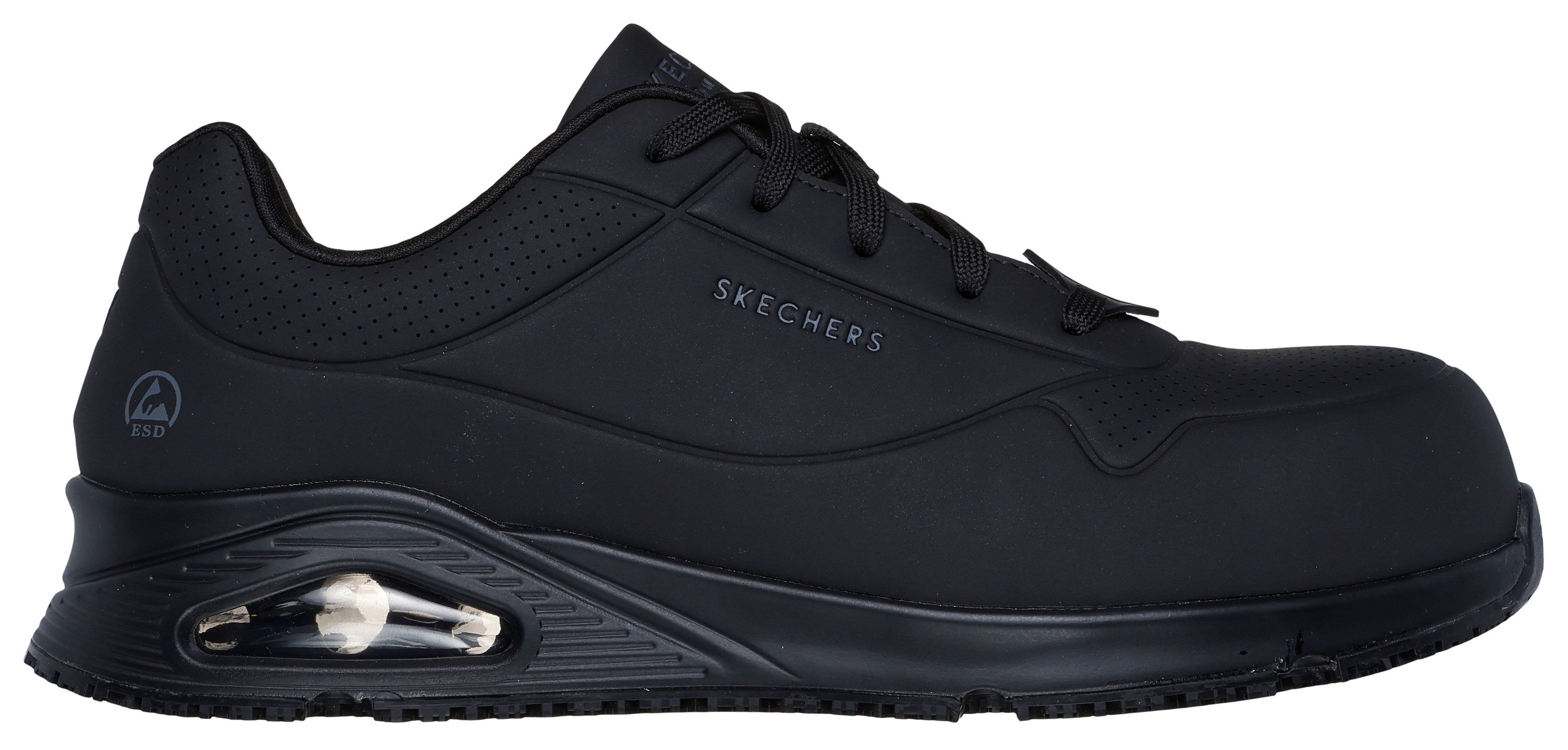 Skechers WORK UNO SR - DOLTIN Berufsschuh, Arbeitsschuh, Sicherheitsschuh, Halbschuh mit Zehenschutz