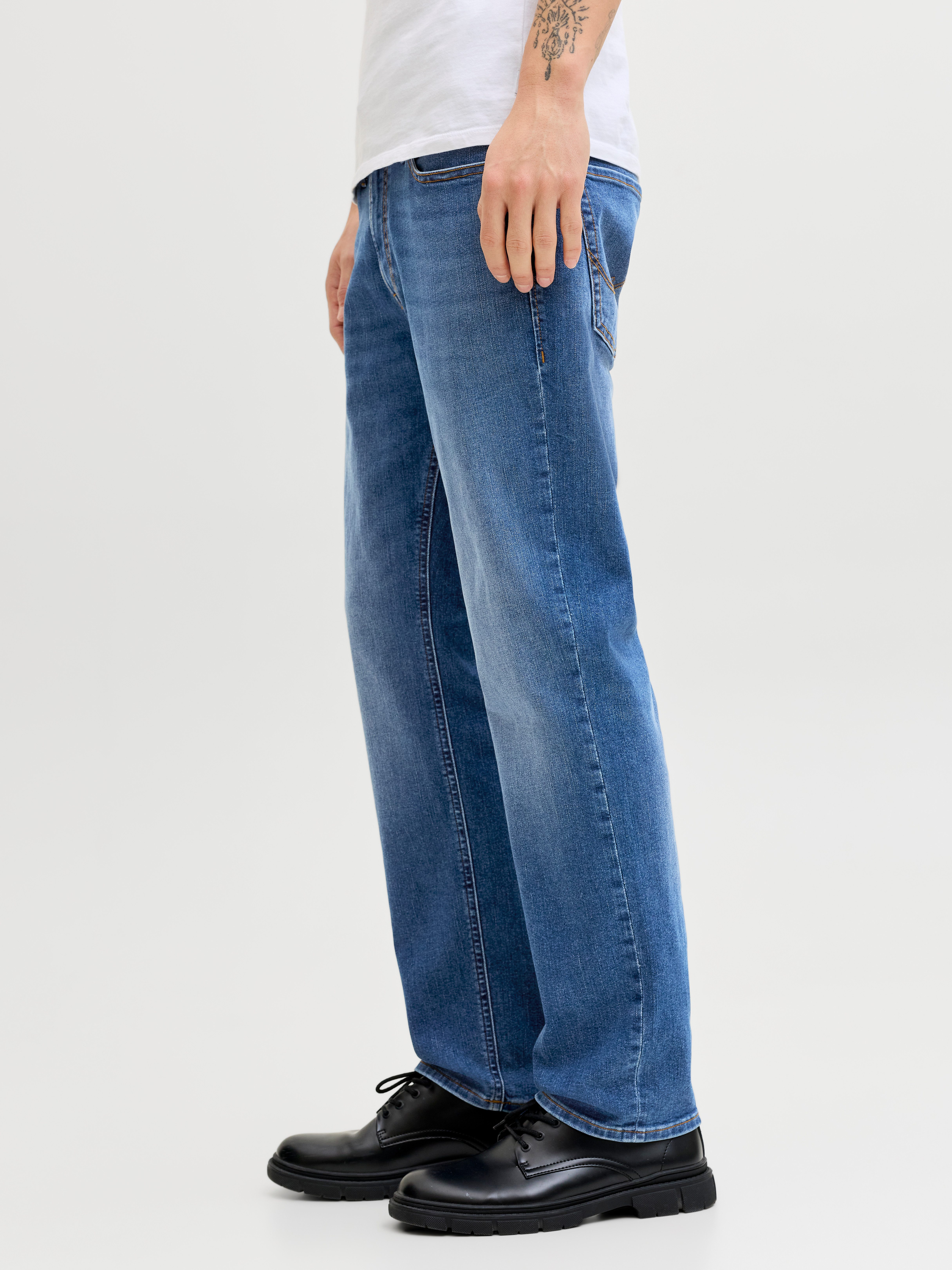 Jack & Jones Straight-Jeans JJICLARK JJORIGINAL SQ 2 Baumwollmischung, straight fit