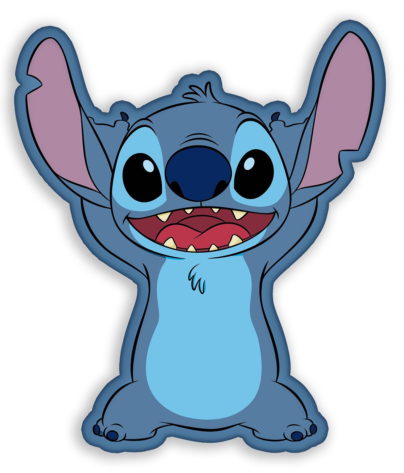 Lilo & Stitch Dekokissen in 3D-Optik für Sofa & Bett