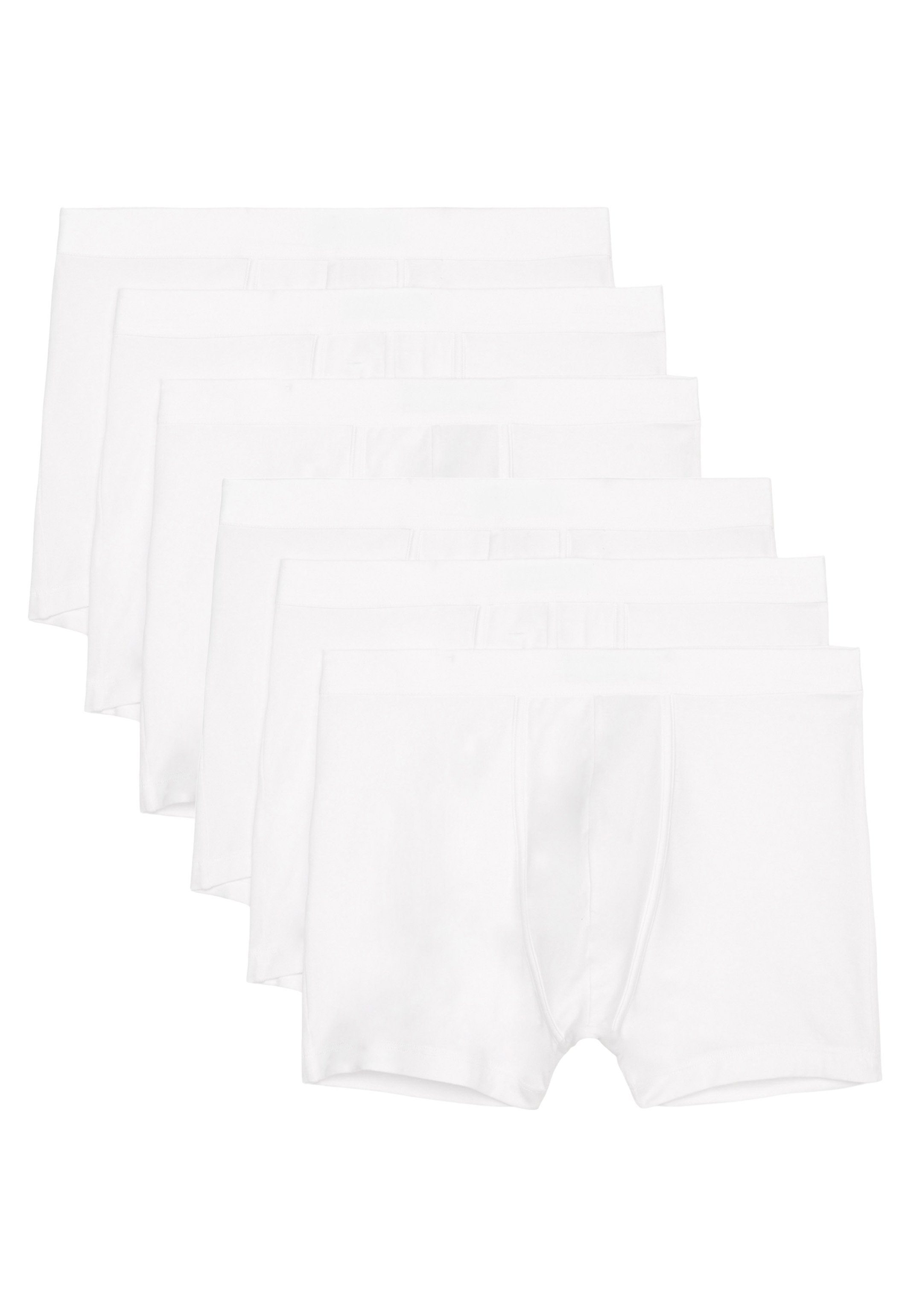 Marc O'Polo Retro Boxer 6er Pack Essentials Organic Cotton (Spar-Set, 6-St) Long Short / Pant - Baumwolle - Ohne Eingriff - Weiß