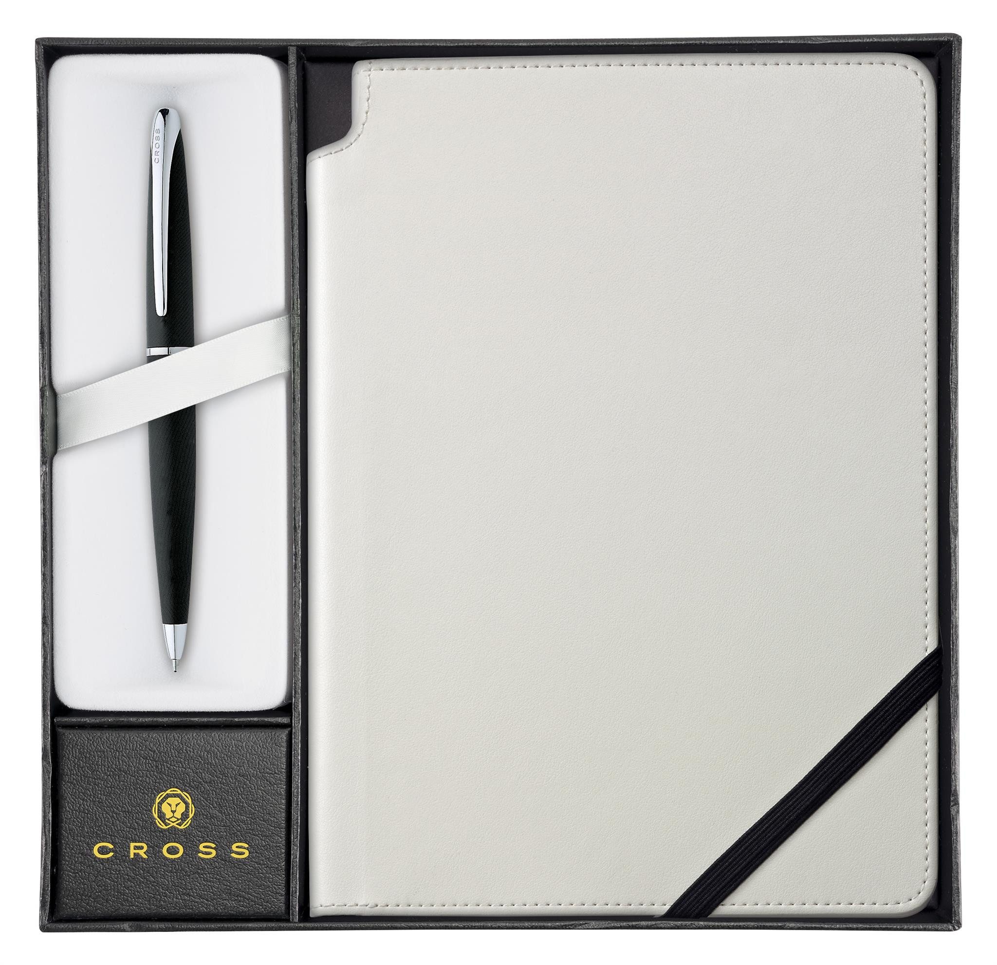 CROSS Kugelschreiber Cross Kugelschreiber ATX Basalt-Schwarz + weißem Journal
