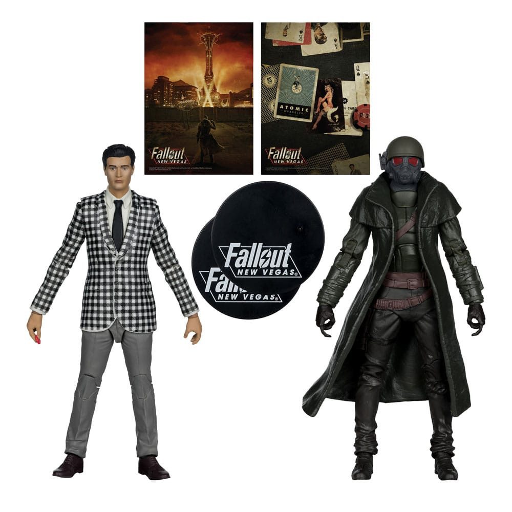 McFarlane Toys Actionfigur Fallout: New Vegas Statuen 2er-Pack Riot Ranger Armor & Benny 18 cm