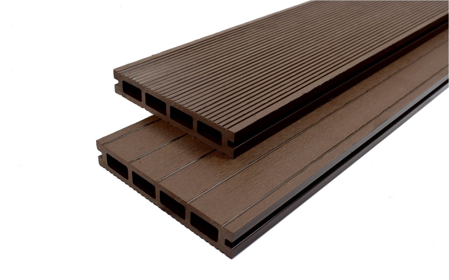 WPC Profi Terrassendielen Terrassendiele Diele Qualität Balkon Terrasse 2200x150x25 mm, (Einzeldiele)