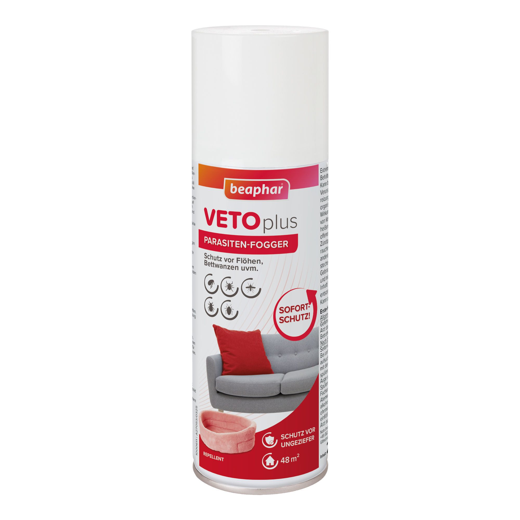 beaphar Vergrämungsmittel VETOplus Parasiten Fogger, 200 ml, 200 ml