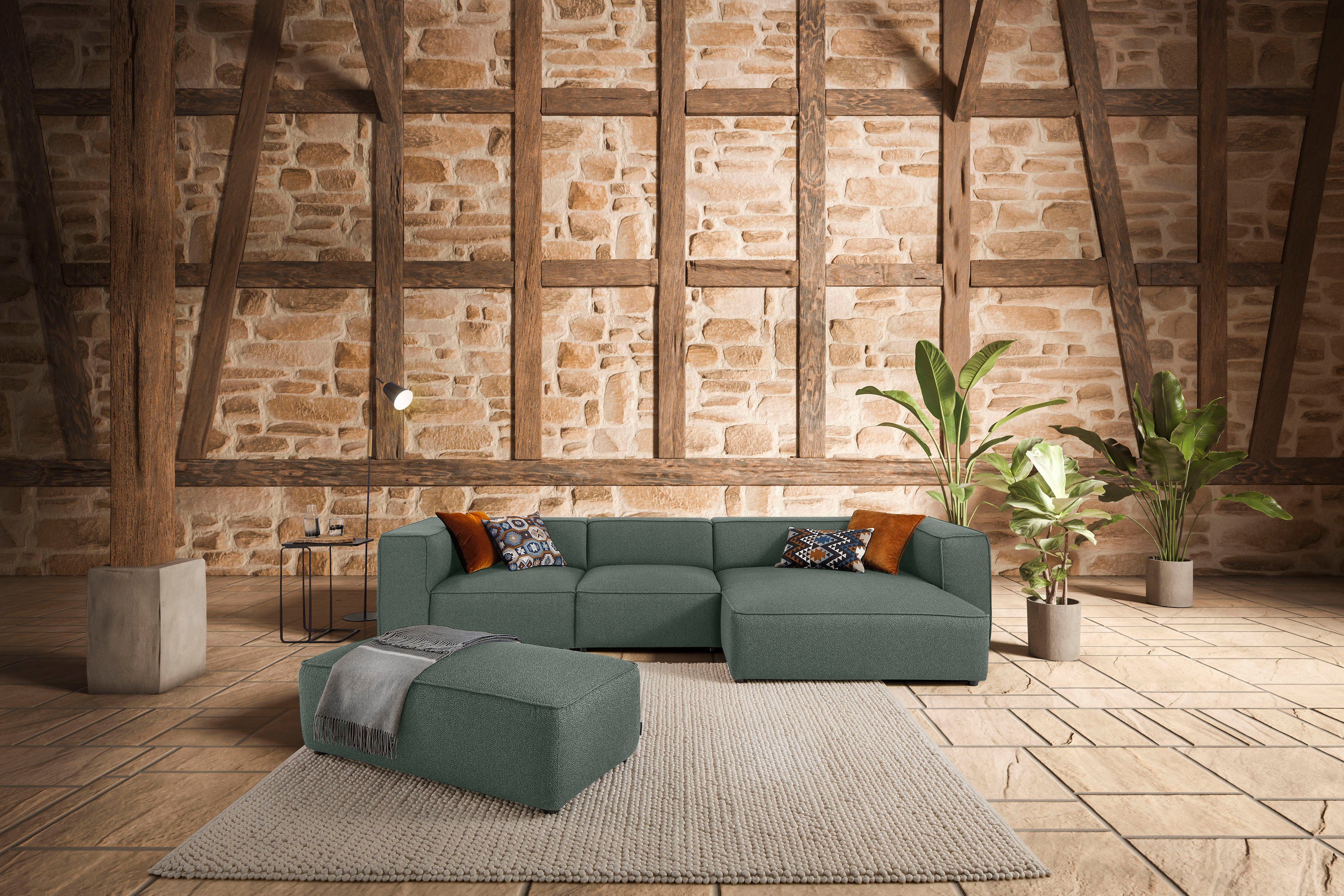W.SCHILLIG Hocker around-the-block, mit eleganter Biese günstig online kaufen