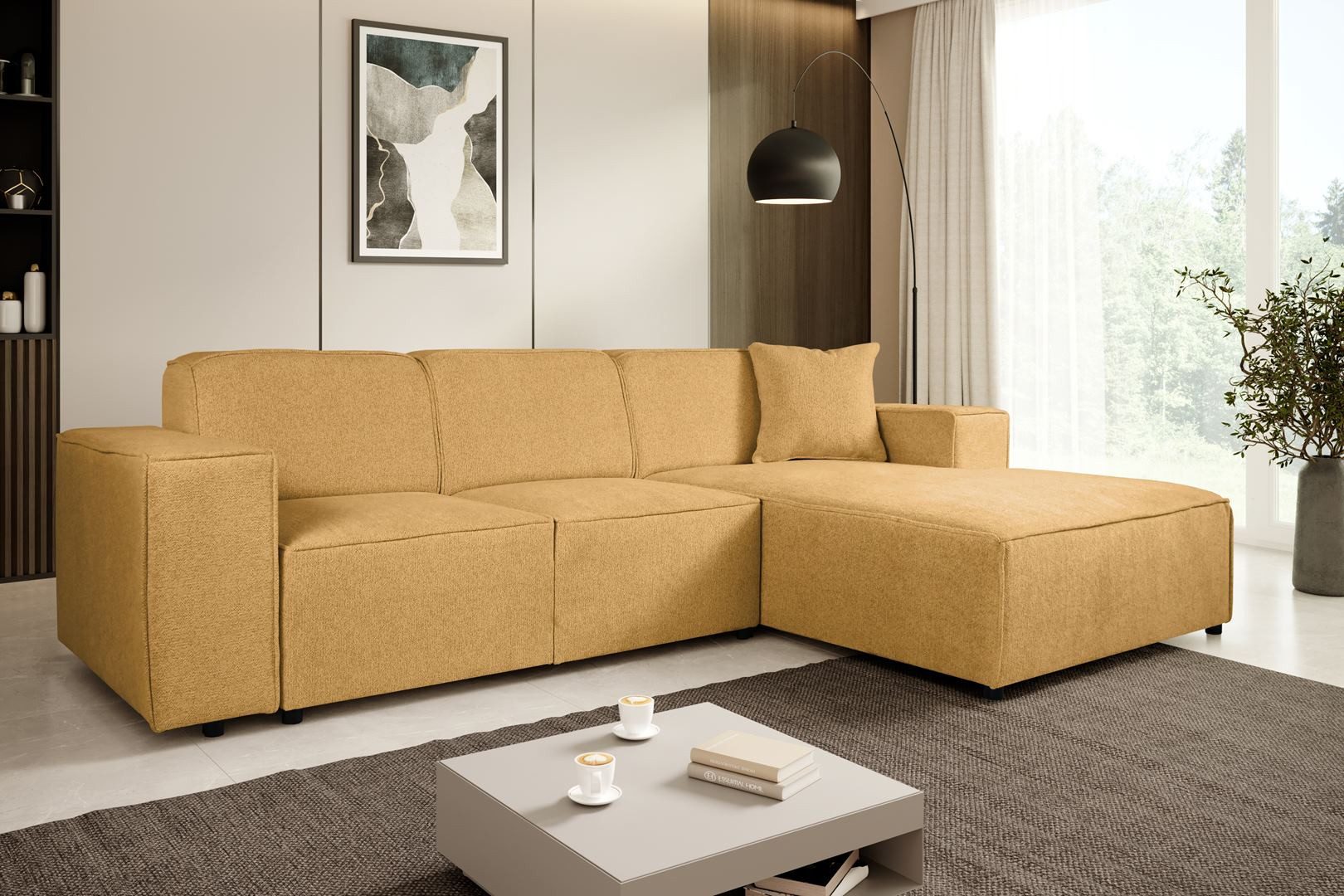 Beautysofa Ecksofa PEDRO, Breite: 267cm, viele günstig online kaufen