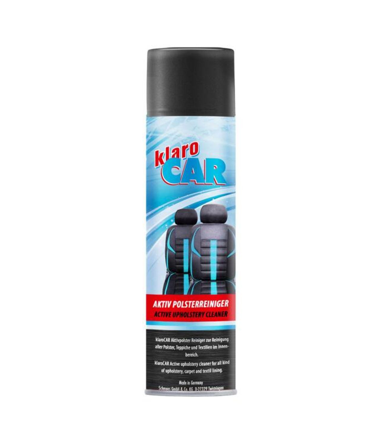 12x 300ml klaroCAR Aktivpolsterreiniger Teppich Textilien Auto säubern Polsterreiniger